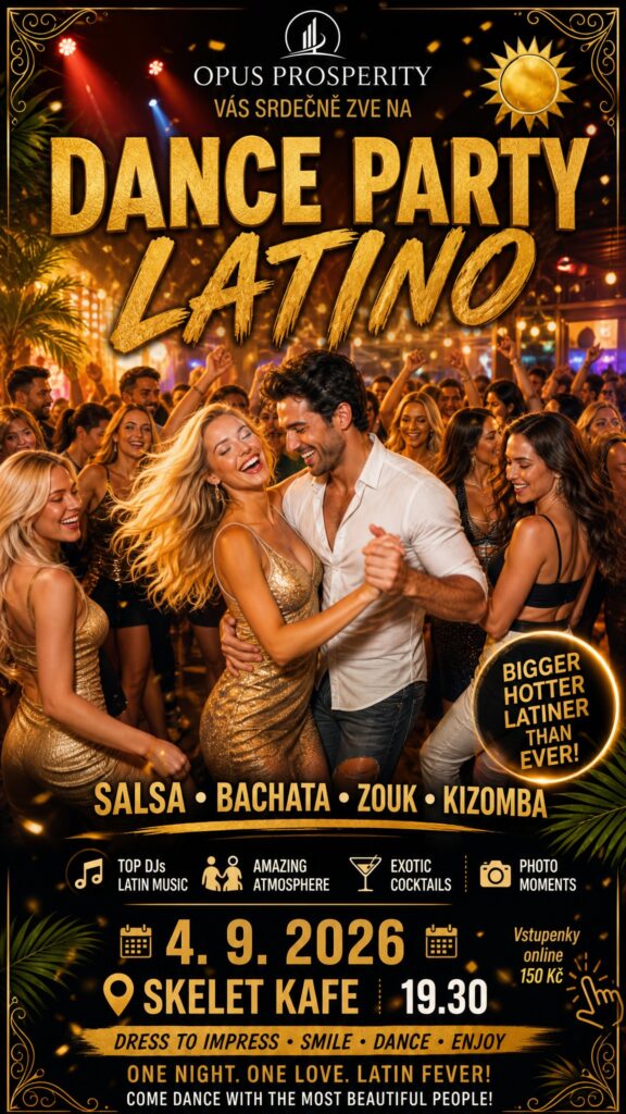 BO Latino party Ostrava Skelet 4-9-2026