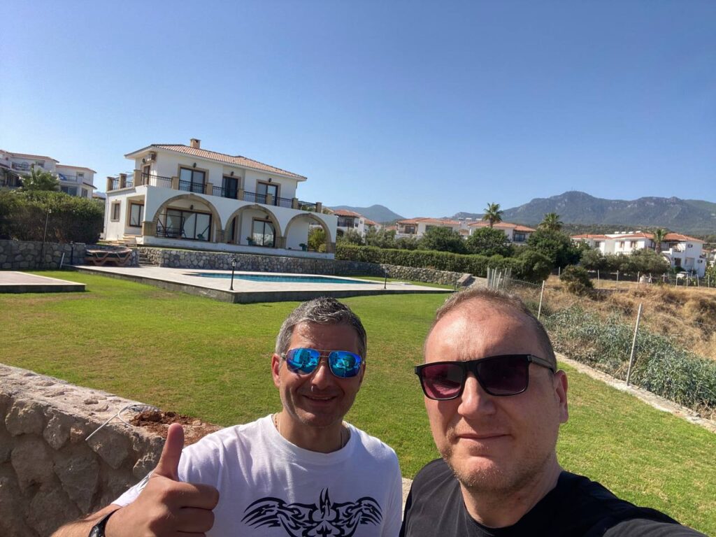 Léto 2026, Kypr, OPUS Prosperity CEO´s checking the properties on the island.