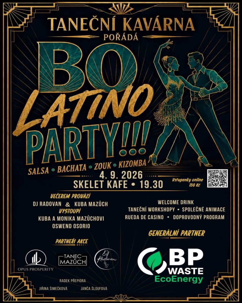 BO Latino party Ostrava Skelet 4-9-2026