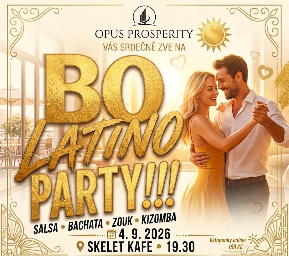OPUS Prosperity Invites You to the September „BO LATINO PARTY“ at Skelet in Ostrava: Combine Your Passion for Dance with New Horizons!